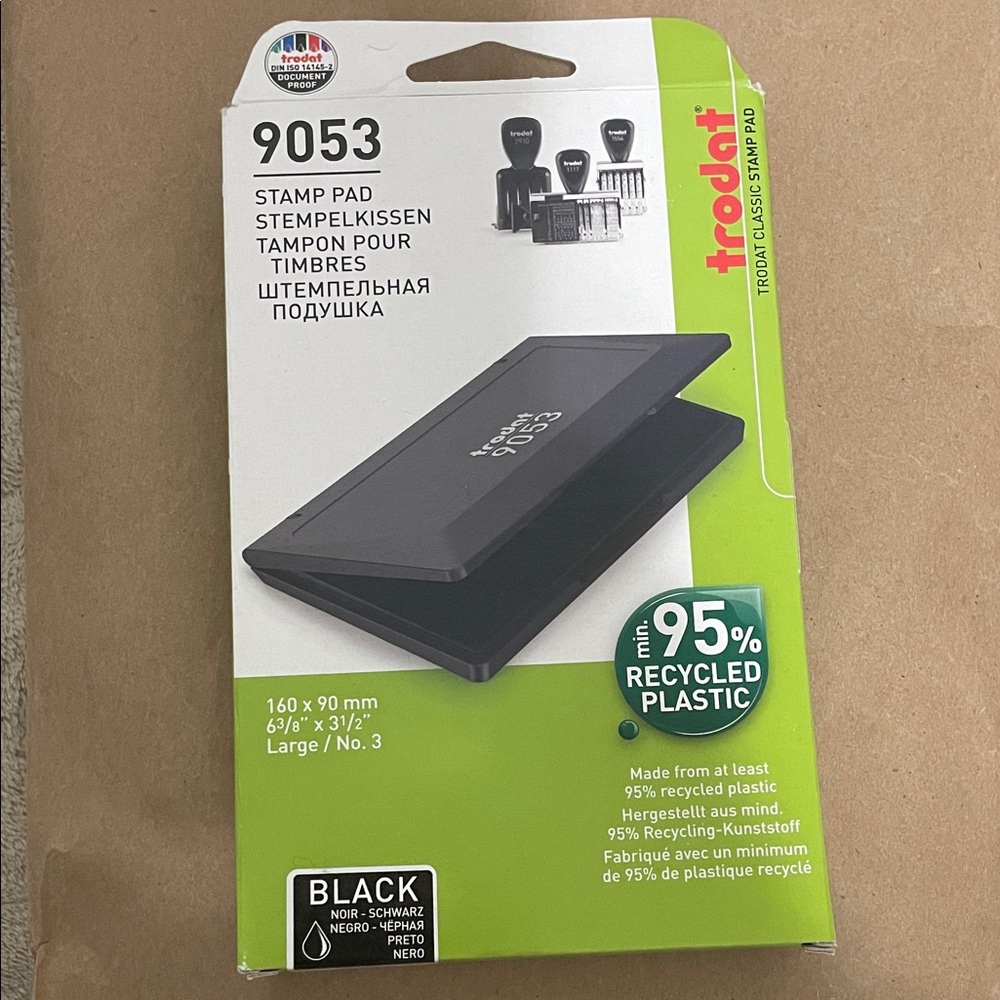 Large Black Stamp Pad